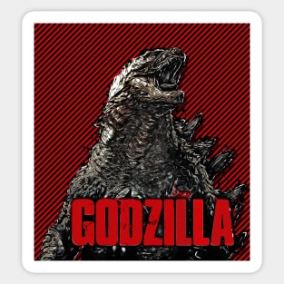 King of Monster Godzilla Sticker